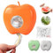 Plastic Wrap Storage Box,with100 Pcs Fresh Keeping Bags,Multi-functional Wall-Mounted Cling Film Dispenser,Food Storage Covers Lids, Fresh keeping Bag Box for Vegetable Fruit Food(Orange)