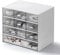 SENENQU Plastic Desktop Storage Drawers, 9 Drawers Stackable Desk Storage Organisers, Detachable Storage Drawer Units Storage Box for Makeup Stationery Supplies Home Office Storage