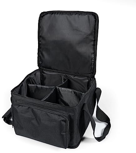 UKing Pack bag Lichttechnik, Tasche für 4pcs akku led par mit glatter reißverschluss, wasserdichte Handtasche keine Lichter- Versand aus Deutschland