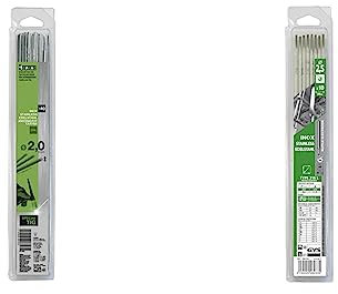 GYS - Baguettes Inox Ø2.0 316L - Etui de 40 - Consommable soudure TIG & ELECTRODES Inox 316L ø2, 5 - Blister de 10 - CONSOMMABLE Soudure Arc/MMA - Toutes positions - A L'electrode - Amorcage Des 40V