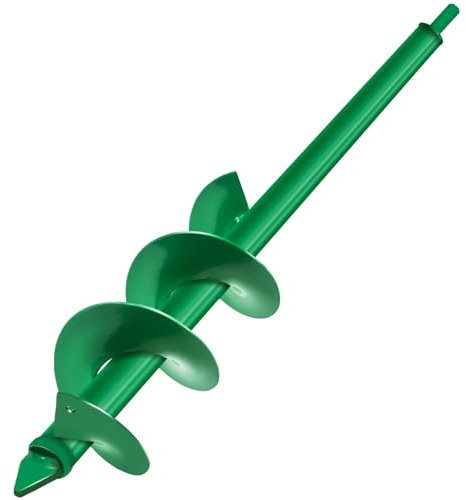 Auger Drill Bit for Planting, 4x25Inch Garden Earth Auger, Spiral Drill Hole Rapid Planter Seedling & Bedding Plant,Ground Planting Drill Bit Auger Post Hole Digger for 3/8''Hex Drive Drill