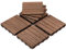 Yaheetech 30x30 cm Holzfliesen 11 Stück-1m² Terrassenfliese Balkonfliesen klicksystem Wetterfest Bodenbelag Stecksystem Fliesen Holz für Terrasse Balkon