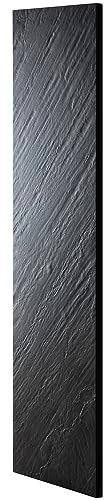 Radiateur électrique pierre naturelle - coloris graphite - 1200 Watts - 200 x 50 cm vertical