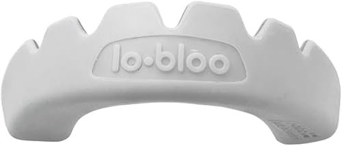 lobloo SLICK Zahn-/Mundschutz Kampfsport für Hoch-Kontakt-Sport wie MMA Hockey Fußball Rugby, Dual Density Mouthguard mit doppelter Dichte, Eine Größe für Herren Damen Kinder ab 10-13 Jahre, Ivory