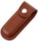 Pocket Knife Sheath, 4 Folding Pocket EDC Knife Case, Portable Pouch Knife Leather Holster with Snap Closure and Belt Loop, Accessory for Outdoor Climbing, Camping, Cycling and Hiking, Brown