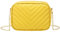 Kleine Umhängetasche Damen Schultertasche Tasche Handtasche Kette Schulterriemen Abendtasche City Clutch Party Zip Crossbody Bag für Frauen Damen Handy Umhängetasche Handytasche (Yellow, One Size)