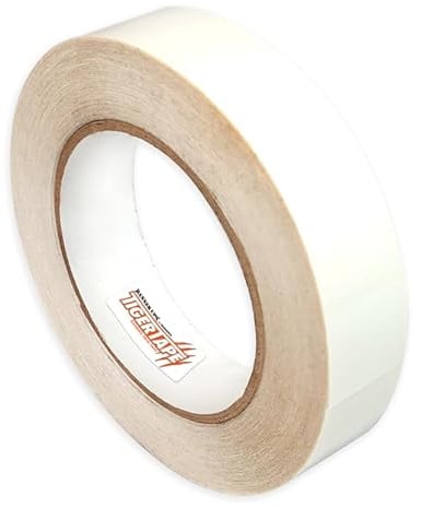 Banner Ups TigerTape - Premium Double-Sided Banner Hem Tape - 1 Roll 1 x36yd - Made in USA, Clear