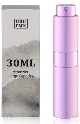30ML Parfümzerstäuber, Leere Kölnisch Sprühflasche, Parfümzerstäuberspender für Unterwegs(Rosa)