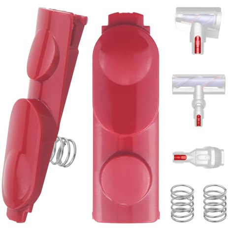 2 Stück Staubsauger Ersatzteile für Dyson, Festknopf Button Reparieren Ersatzteile Kompatibel mit Dyson V7 V8 V10 V11 Staubsaugerker