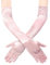 ZTVOWTO 1 Paar Handschuhe Lang, Ellenbogen Satin Handschuhe,Elegant Damen für Kostüm, Oper, Brautparty, Hochzeit und Abschlussball(Rosa)