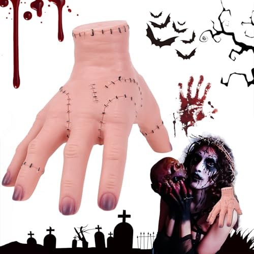 Unvtap Eiskaltes Händchen Halloween Kostüm, Gruselige Gebrochene Hand Gruselrequisiten Dekorationen für Cosplay