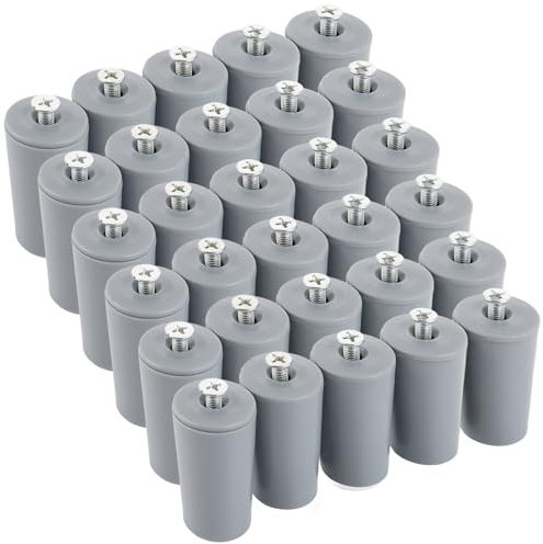 GBACHOOSE Lot de 30 butées pour volet roulant - Gris - 40 mm - Butée de volet roulant - Butée de volet roulant - Lourds pour volets roulants blindés