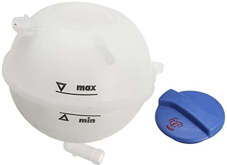 Swiixxer Tanque de ExpansióN de Refrigerante + Tapa para Golf MK2 MK3 Saloon 1H0121407A 357121407A