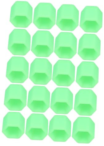 BELLIFFY 20 Stück Im Dunkeln Leuchtende Radkappen, Radmutternabdeckung, Radmutternabdeckung Für Autoreifen Radkappen, Ersatz Mini Radmutternkappe, Ersatz Reifenbolzenkappe, Ersatz