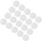 SAFIGLE 20pcs Salon Lash Glue Holders Eyelash Glue Delay Plates Pigment Plates Container Eyelash Grafting Tools