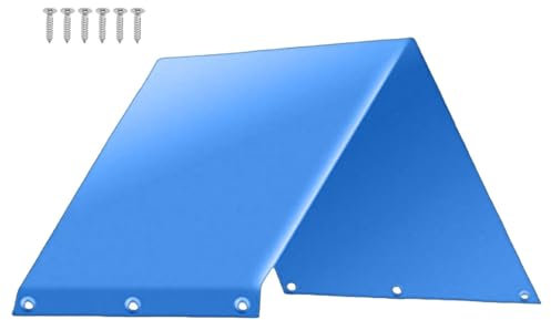 Dachplane Dachfolie Für Spielhaus Abdeckplane Plane, wasserdichte Abdeckung für Spielturm Spielplatz, Ersatzdach, 132 x 228 cm, Outdoor-Dachüberdachung, für Spielplatz-Schattenschutz, Outdoor (Blau)
