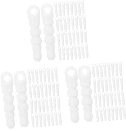 DIYEAH 300 Stück Klinkenstecker Staubschutzstöpsel aus PVC Leichter Ohrhöreranschluss Staubschutz mit Schlüsselanhängerloch Kompatibel für Handy Plus Air Mini Edge und Mehr Weiß