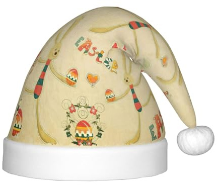 SDEGTHO Osterhase Baby Weihnachtsmann Kleinkind Weihnachtsmütze für Silvester Party Kopfbedeckung extra dickes klassisches Fell