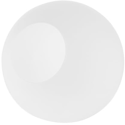 Ersatzlampenschirm aus Milchglas Kugel für Pendelleuchte, Weihnachten Party | Frosted Glas, Blendung, 1 Stück, Weißes Finish, für E26 E27 Leuchten