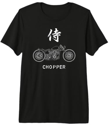 Samurai Chopper Zero Style Motorcycle Vintage Premium T-Shirt