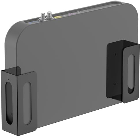 Metal Wall Mount Bracket for Sky Q 1TB/2TB & Sky Q Mini Box Wall Mount, Horizontal Vertical Adjustable Wall Brakcet for Sky Q Box Wall Mount with Efficient Heat Dissipation Design, 1 Pack