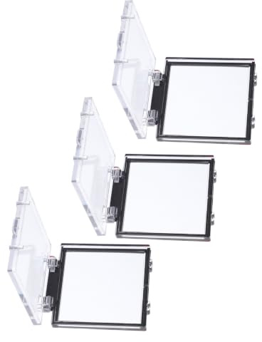 Healeved 3 Stück Schutzkappen für Knöpfe Runde Kunststoff Schalterschutzabdeckung Transparent Schwarz für Power Button und Elevator Button für Computer und PC