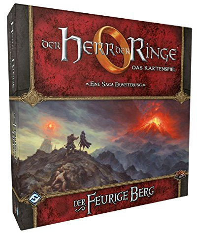 Asmodee | Fantasy Flight Games | Der Herr der Ringe: LCG – Der Feurige Berg | Erweiterung | Kartenspiel | Deckbau | 2 Spieler | Ab 14+ Jahren | 30+ Minuten | Deutsch