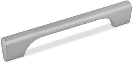 SOTECH Möbelgriff LAUREL BA 160 mm | Schrankgriff Länge 169 mm schlanker Bügelgriff von SCHÜCO ALU COMPETENCE