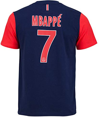 Paris Saint-Germain T-Shirt PSG - Kylian MBAPPE - N°7 - Collection Officielle Taille Homme XXL