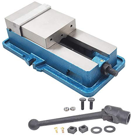 12,7 cm Schraubstock Präzisionsfrässtock 12,7 cm Backenbreite Bohrer Presse Schraubstock Fräsbohrmaschine Bankklemme Klemmschraubstock (12,7 cm)