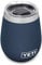 YETI Rambler Weinglas, vakuumisoliert, Edelstahl mit MagSlider-Deckel, 284 ml, Marineblau