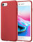 JETech Cover in Silicone per iPhone SE 3/2 (modello 2022/2020), iPhone 8/7, Custodia Protettiva con Tutto Il Corpo Tocco Morbido setoso, Cover Antiurto con Fodera in Microfibra (Rosso)