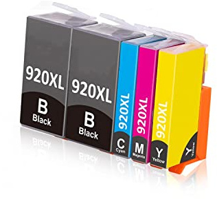920XL Kompatible Tintenpatronen Ersatz für HP 920 920XL Multipack Druckerpatronen für HP Offiejet 6000, 6500A, 6500, 7500A, 7500, 7000 Drucker (2 Schwarz, 1 Cyan, 1 Magenta, 1 Gelb) 5 Pack