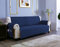 sevi's Sofa überzug 2 Sitzer - Sofabezug Wasserdicht Kratzfest - Couch Überzug Reversibel Fleckenresistent - Sofa Cover für Katzen und Hunden - Blau