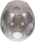 OSALADI Glas Lampenschirm Für Pendelleuchten Oval Rauchgrau Mundgeblasen Für Esszimmer Schlafzimmer Wohnzimmer Küche Ersatz Kronleuchter Und Wandleuchten
