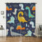 HOSIMA Karikatur Dinosaurier Gardinen Vorhang Blickdicht mit Ösen,2-Set 140x175cm Schön Tiere Leichte & weiche Verdunklungsvorhänge für Schlafzimmer Kinderzimmer,(Dinosaurier 140x175cm)