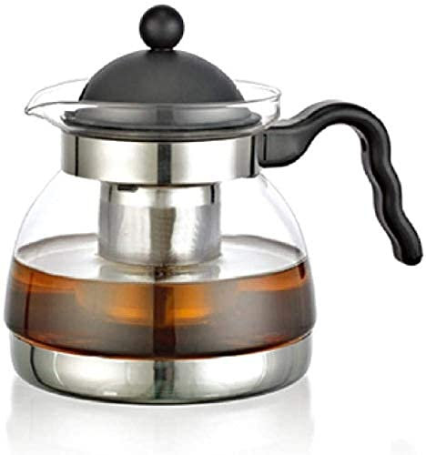 Teekanne mit Sieb Glas Teeset Hitzebeständig Glas Wasserkocher Kochen Teekanne Elektrische Keramik Topf Topf Glas Tee Set h1000ml (G1000ml)