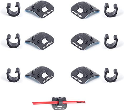 6 Stück Fahrrad C-Clip Kabelführung, Mountainbike Bremse Kabelführung, Fahrradrahmen C Schnalle, 6 Selbstklebender Bremskabel Halter Fahrrad Bremsleitung Kabelführung Clip für Rennrad Mountainbikes