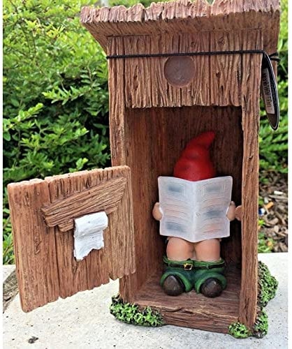 XehCaol Nain De Jardin Humour Doigt d'honneur Nains Deco Exterieur Sculptures Et Statues Déco De Jardin Statue pour Intérieures Ou Extérieures (D)