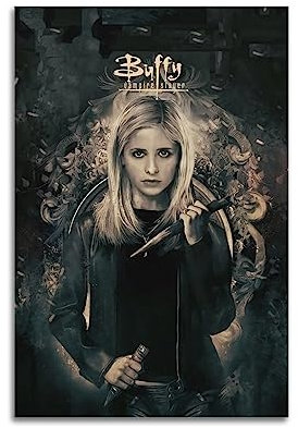 BLUDUG Buffy-the-Vampire-Slayer-Film-Posterdruck, abstraktes Bauernhaus-Galerie, ästhetische Raumdekoration für Schlafzimmer, Badezimmer, ungerahmt, 30 x 45 cm