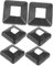 Healeved 6st Abdeckkappe Für Zaunpfosten Pvc-pfostensockelverkleidung Sockelabdeckung Pfostenkappen Aus Beton Pfostenkappenhülsen Aus Vinyl Endstücke Für Plastik Quadrat Komponente