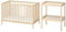 SNIGLAR 2-teiliges Babymöbel-Set, 60x120 cm, Buche