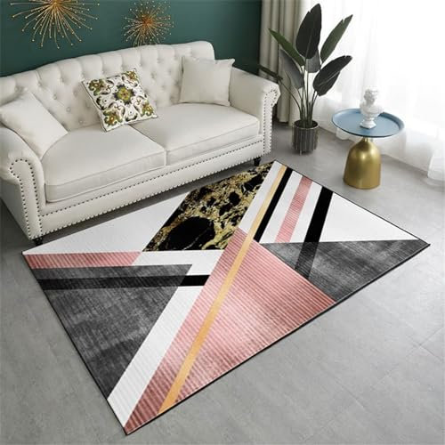 Xiaosua Teppich Esszimmer Rosa Teppich Orient 80X120CM Outdoor Teppich 2Ft 7.5''X3Ft 11.2''