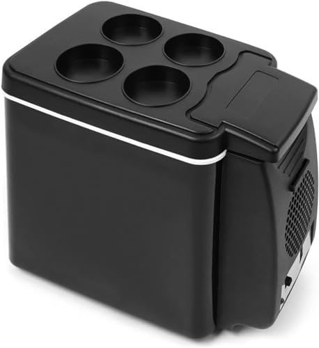 MOOWI Piccolo Frigorifero Mini frigo 6L Frigoriferi for Auto Mini frigo for Auto Congelatore Scatola di Raffreddamento e Riscaldamento 2 in 1 Viaggio Multifunzione