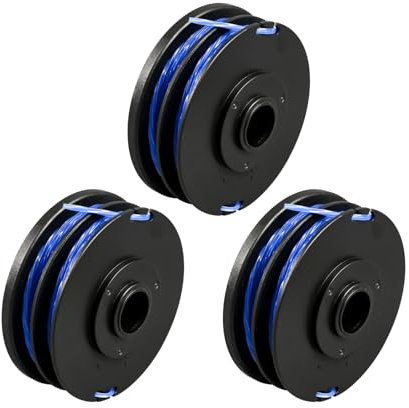 RAC123 Strimmer Spool for Ryobi, 1.5mm 8.3m Replacement Strimmer Line Compatible with Ryobi RLT4027, RLT4125, RLT5027, RLT6030, RLT5127, RLT6130-5132002670 (3 Pcs)