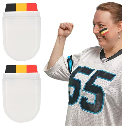 2pcs Stick Maquillage | Drapeau | JO 2024 | Couleur tricolore | Coupe du monde Rugby Foot | Accessoires Maquillage