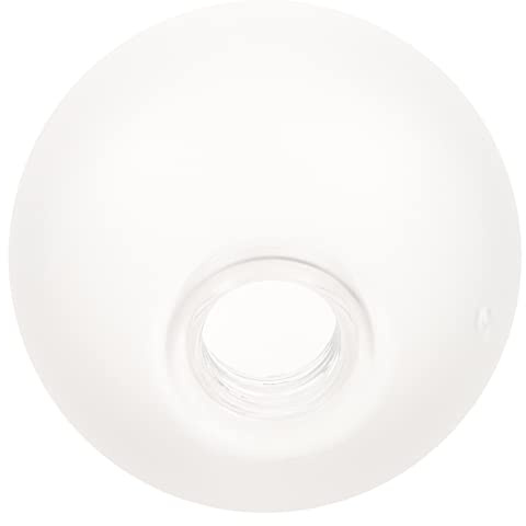 Abat-jour globe en verre blanc givré de 8 cm - Boules de rechange pour suspension et luminaire