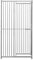 Dog Run Panels With Door Galvanised Steel Kennel Heavy Duty Walk In Animal Enclosure Pen Fence Playpen Outdoor Support Bar 5cm Bar Spacing 1.84m x 1m Modular FREE Ground Fixing Brackets & Fixing Kit
