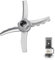 Cuchillas de Repuesto Compatible con Ninja Creami NC500 Series Ice Cream Maker - Cuchilla mezcladora de acero inoxidable para Ninja Creami Creamerizer NC500C NC501 NC501C CN501CO NC501H