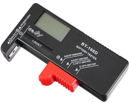 CIYODO Battery Checker for Aa Aaa 9v 1.5v Bt-168d Digital Volt Tester No Battery Required Tester